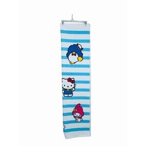 Lot of 2 Hello Kitty Beach BATH Towel Microfiber Pink and Blue 27” x 54”  Sanrio